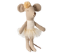 Ballerina mouse, Little sister - Off white