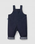 Organic cotton denim dungarees