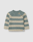 Striped knitted jumper