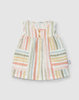 Multi-colour striped dress - SNUG Organic