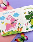 Tiny Touch Animals: Bright and Textured Baby Board Book for Ages 0-2 – Interactive Touch-and-Feel Book with Colourful Animal Characters