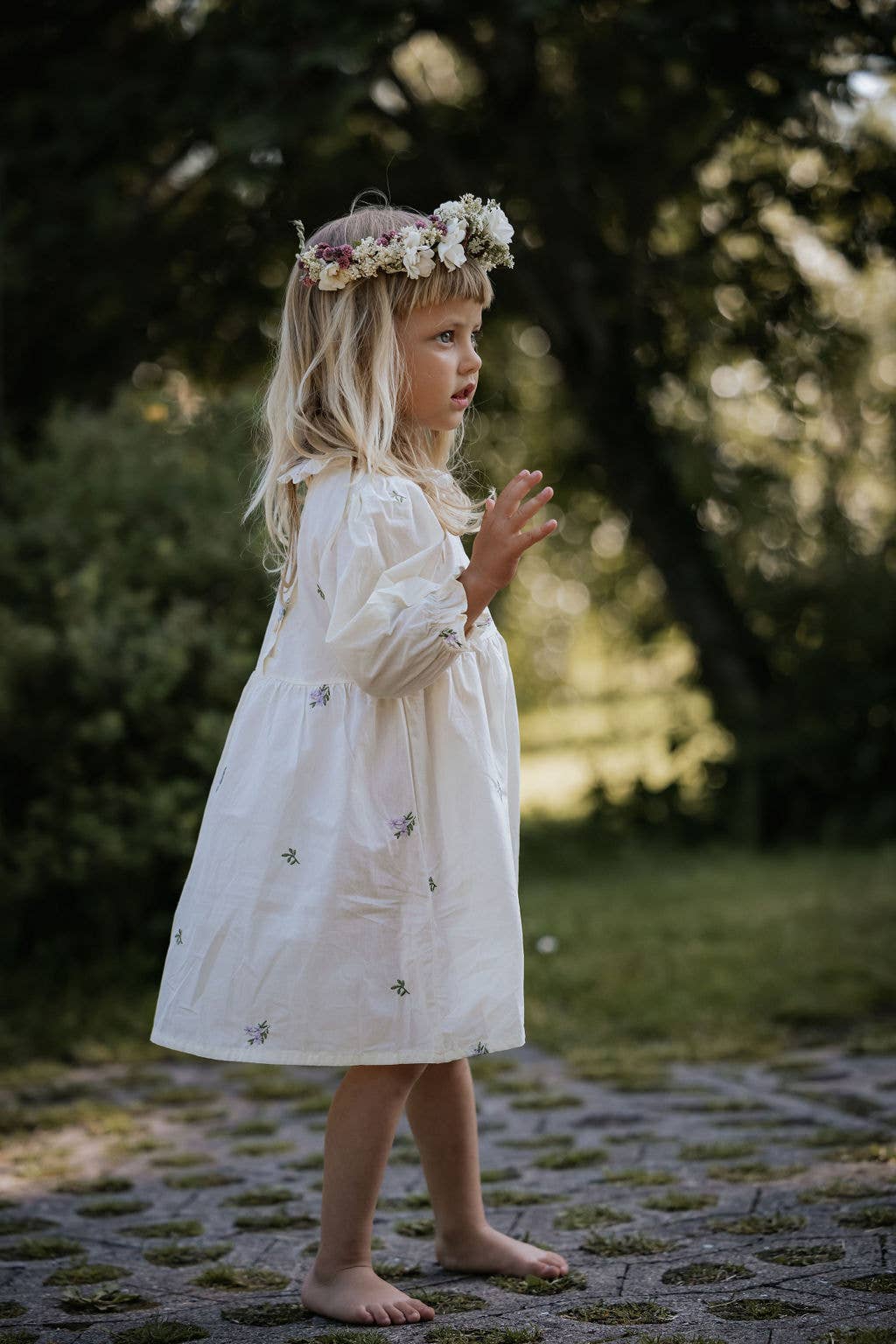 Annie&amp;Charles🌸 Baby Bloomer/ Spring Floral Collar Dress
