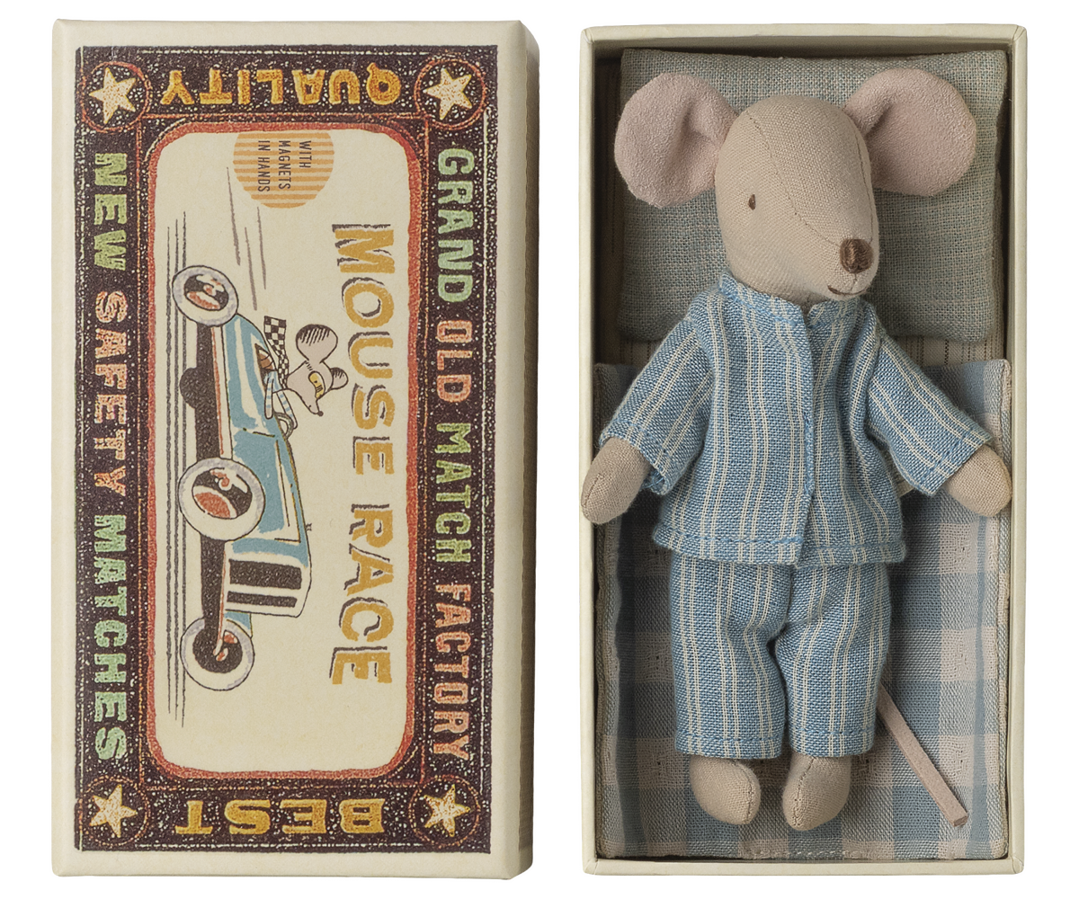 Big brother mouse in matchbox