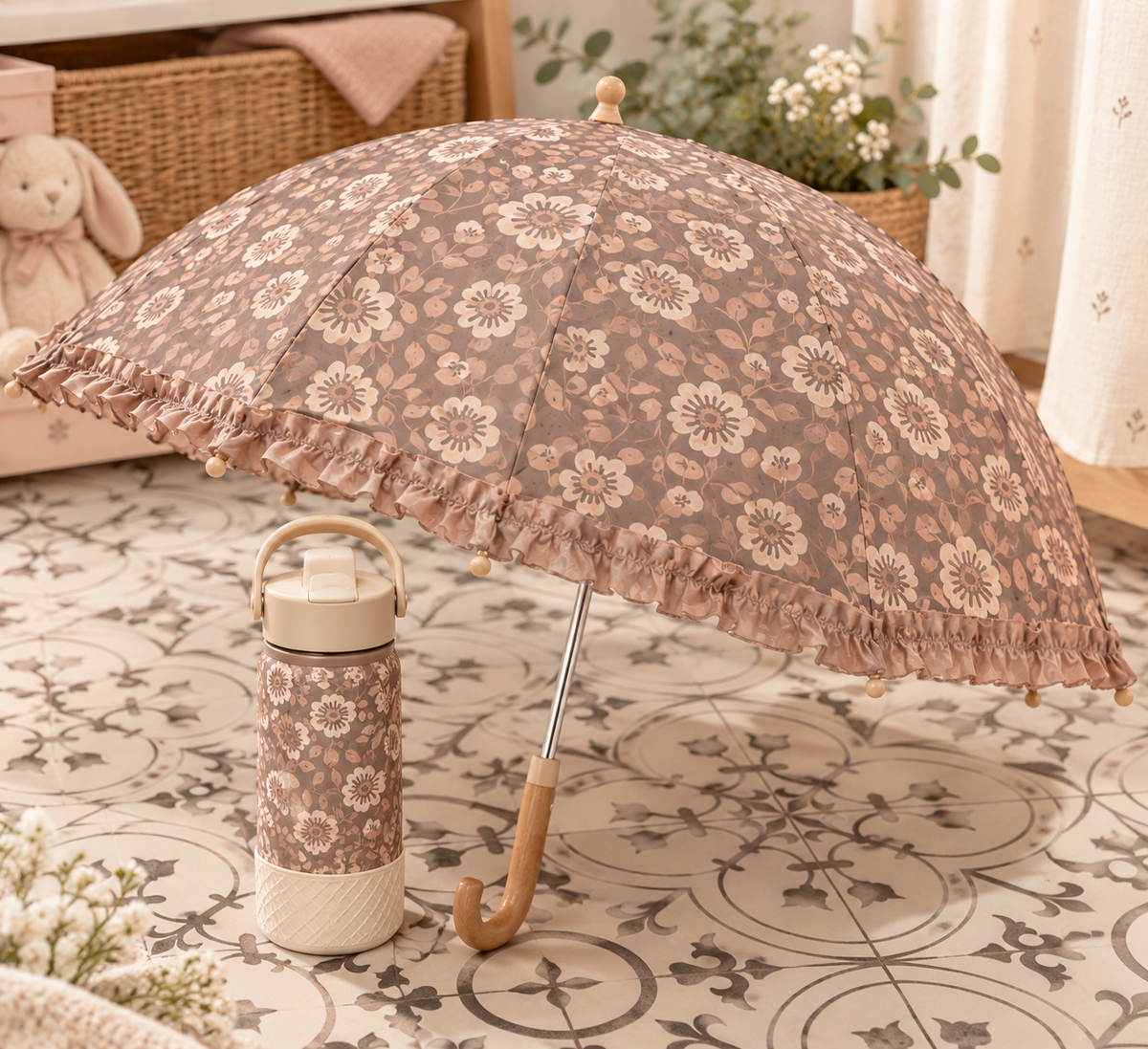 Poppies - Kids Umbrellas - Vintage Bloom