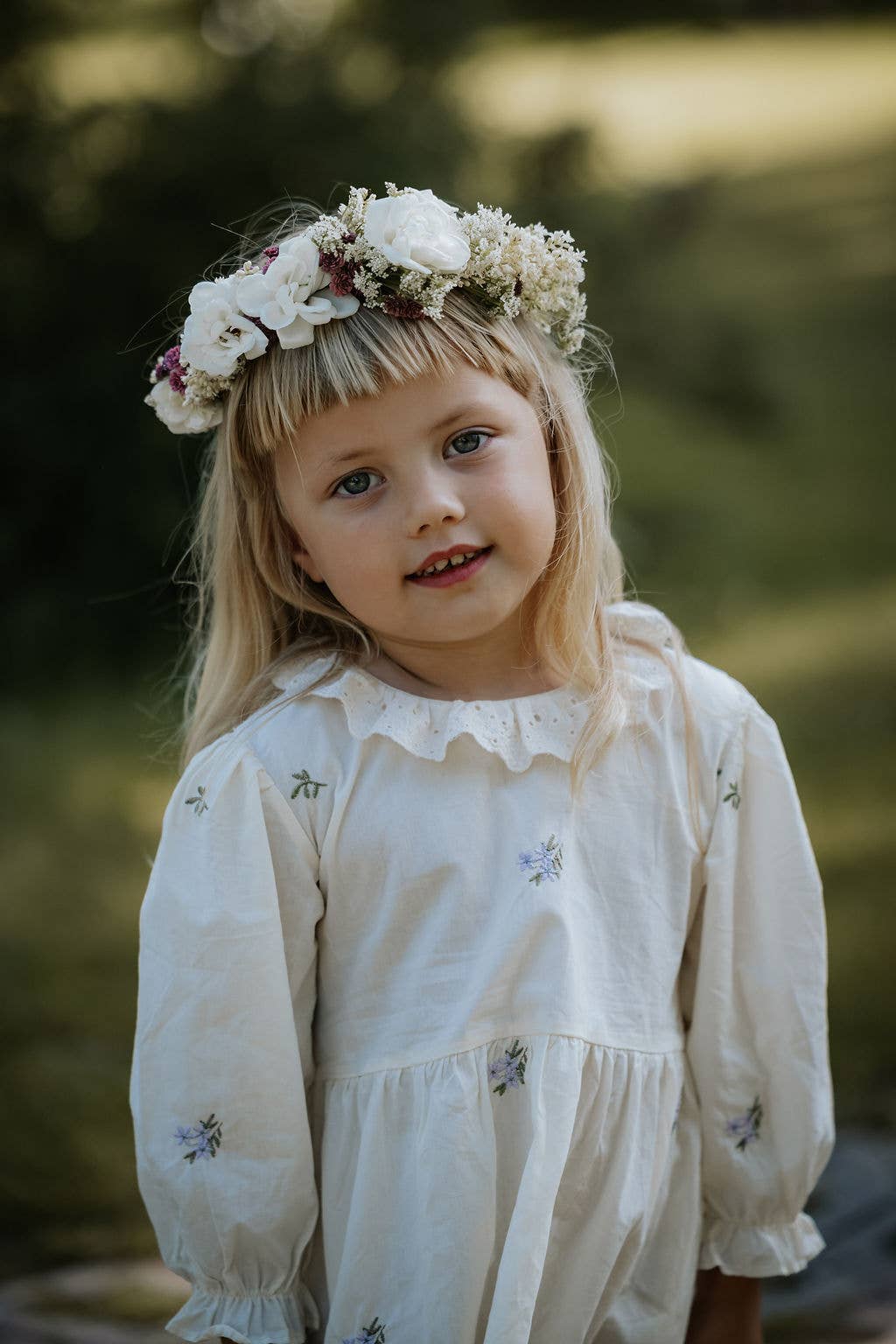 Annie&amp;Charles🌸 Baby Bloomer/ Spring Floral Collar Dress
