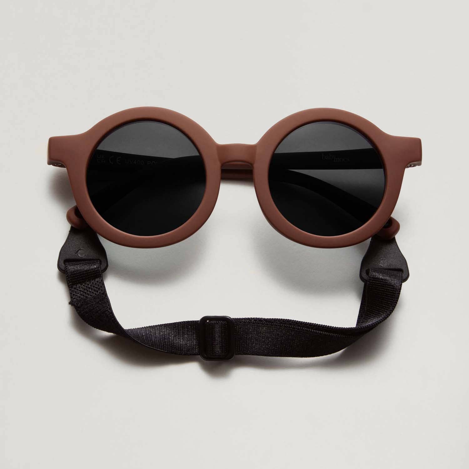 BabyMocs Bendable Soft Sunnies: BROWN/ CHILD (FITS 1.5 Y ~ 8 Y) - NEW!