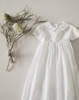 Baptism Set Linen Paul in 3-6 Months and 6-9 Months