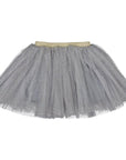 Tutu skirt - Gray with gold dots