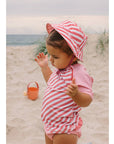 Reversible Stripes Bloom & Blush Hat