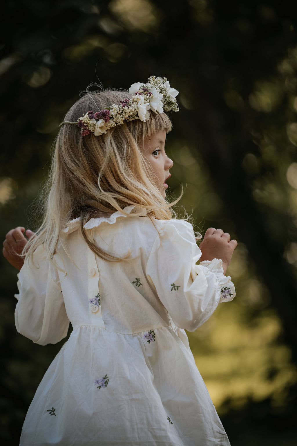 Annie&amp;Charles🌸 Baby Bloomer/ Spring Floral Collar Dress