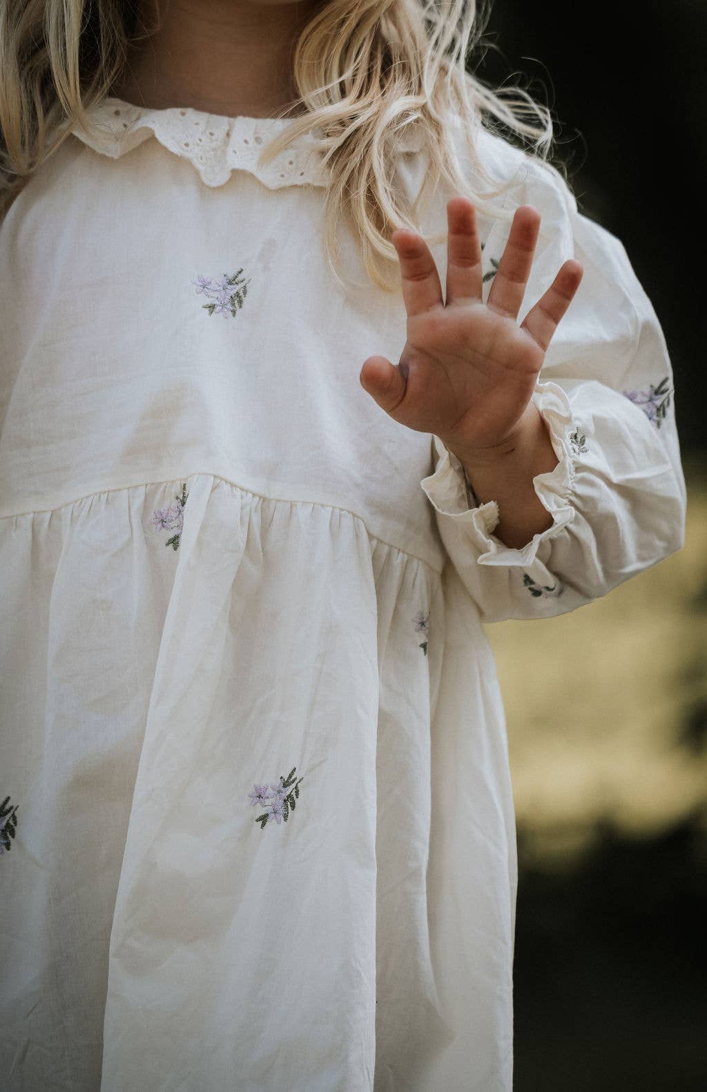 Annie&amp;Charles🌸 Baby Bloomer/ Spring Floral Collar Dress