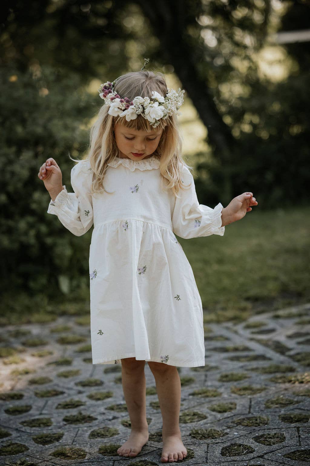Annie&amp;Charles🌸 Baby Bloomer/ Spring Floral Collar Dress