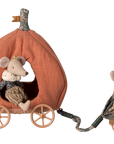 Pumpkin carriage, Mouse - Maileg