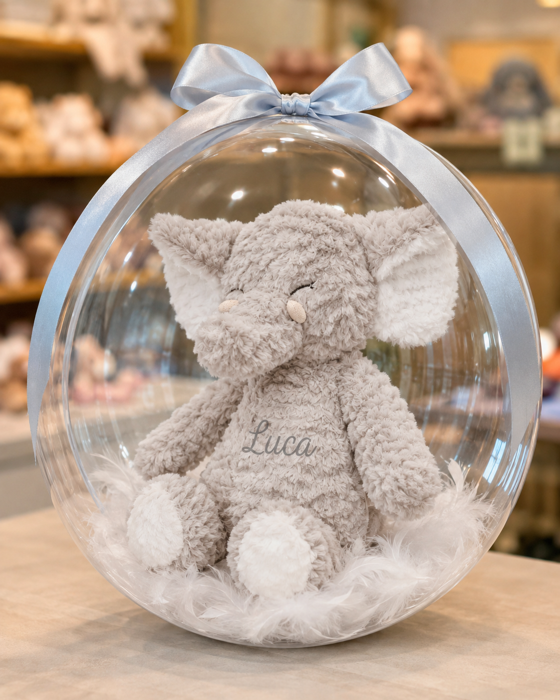 Personalised Elephant in Bobo Balloon