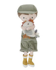 Cuddle doll Farmer Jim with chicken 35cm - Luttle Dutch