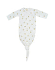 KNOTTED BABY GOWN KIMONO – LEMON GARDEN — Draft