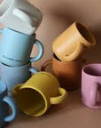 Cup with handles Silicone Cup The Cotton Cloud