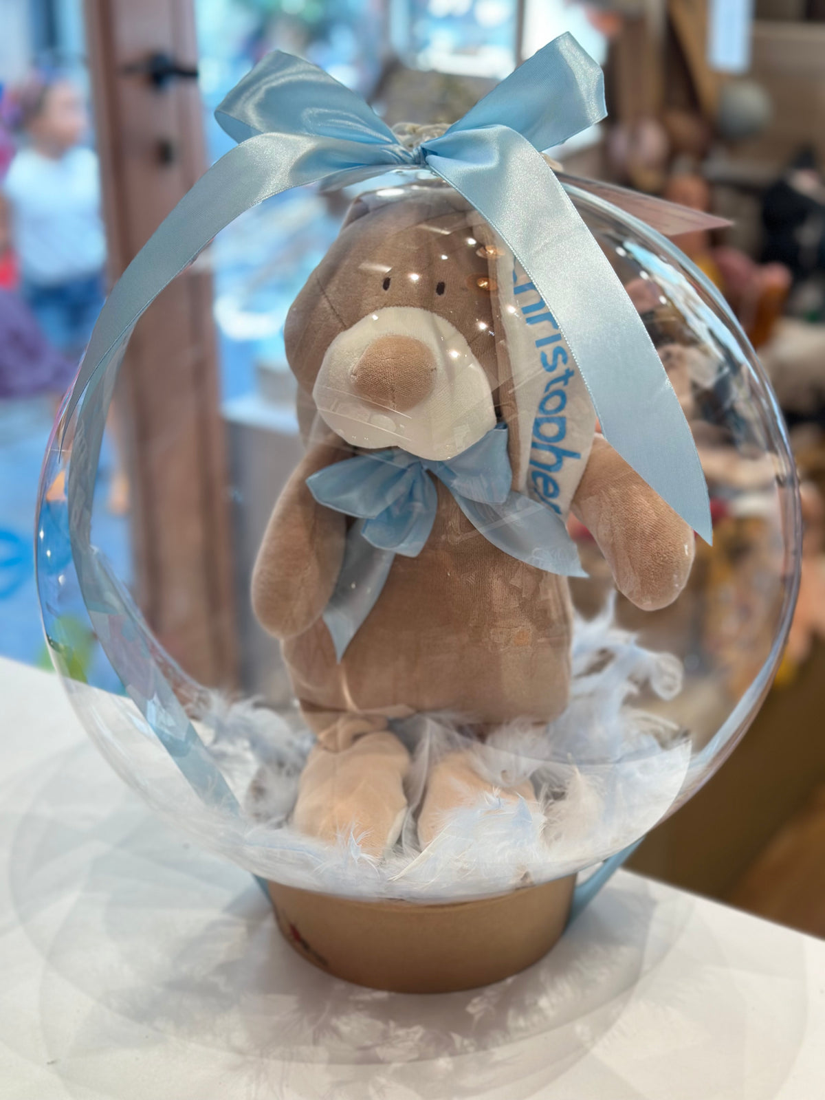 Personalised Bunny in Bobo Balloon