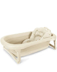 Baby Bath Tub & Cushion (Foldable) - Creme Lemon
