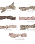 MUSLIN ELASTIC HEADBAND – GOTS - Various Colors available