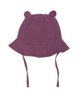 Muslin Sun Hat with Teddy Ears - Various Colors available