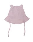 Muslin Sun Hat with Teddy Ears - Various Colors available