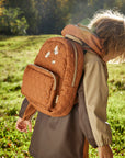 Nikki quilted bag - School bag - Summer Bag - Kindergarten Bag- Caramel Café