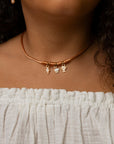 18k Gold Necklace - Rusted
