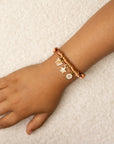 18K Gold Bracelet - Rusted