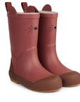 Anton animal rubber boots - Dusty Pink