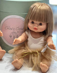 Doll, Minikane Girl with Blue Sleepy Eyes 34cm - Yze