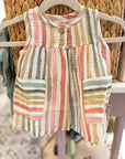 Multi-colour striped dress - SNUG Organic