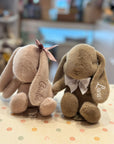 Bunny plush, Medium - Cream Peach (with Personalised and Bobo Balloon option)