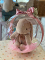 Bunny plush, Small - Powder with Personalised option and Bobo Balloon