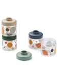 Dominique Baby Food Boxes - 4 Storage Boxes