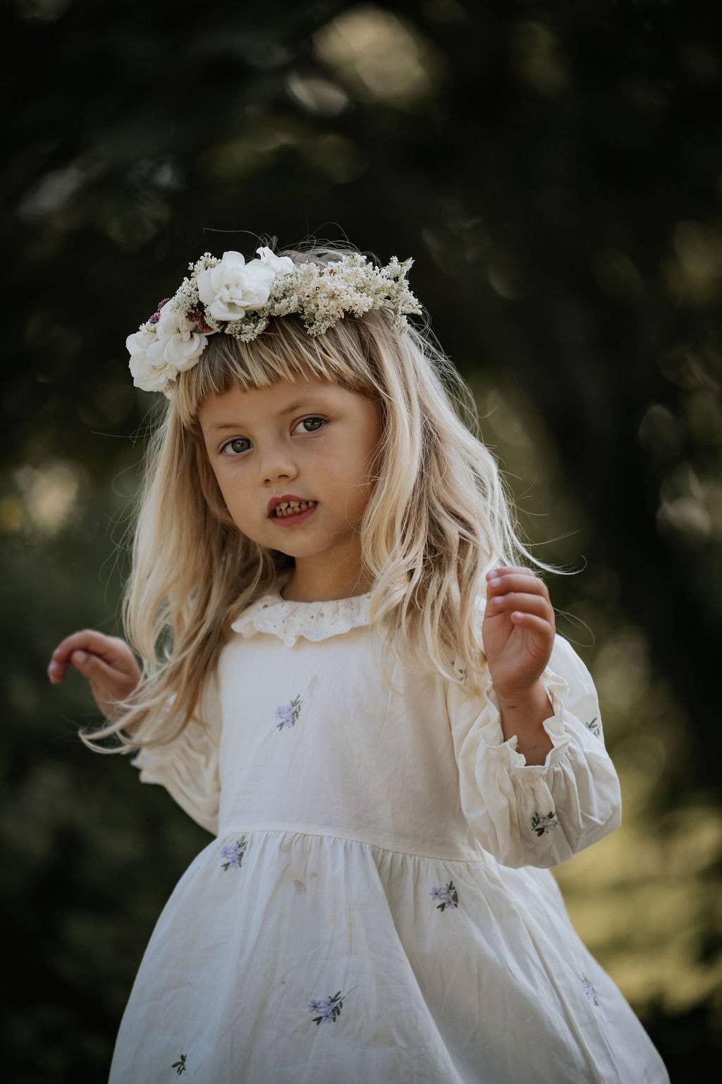 Annie&amp;Charles🌸 Baby Bloomer/ Spring Floral Collar Dress