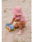 Reversible Stripes Bloom & Blush Hat