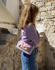 Shoulder bag - Lilac/ Old Rose - fabelab