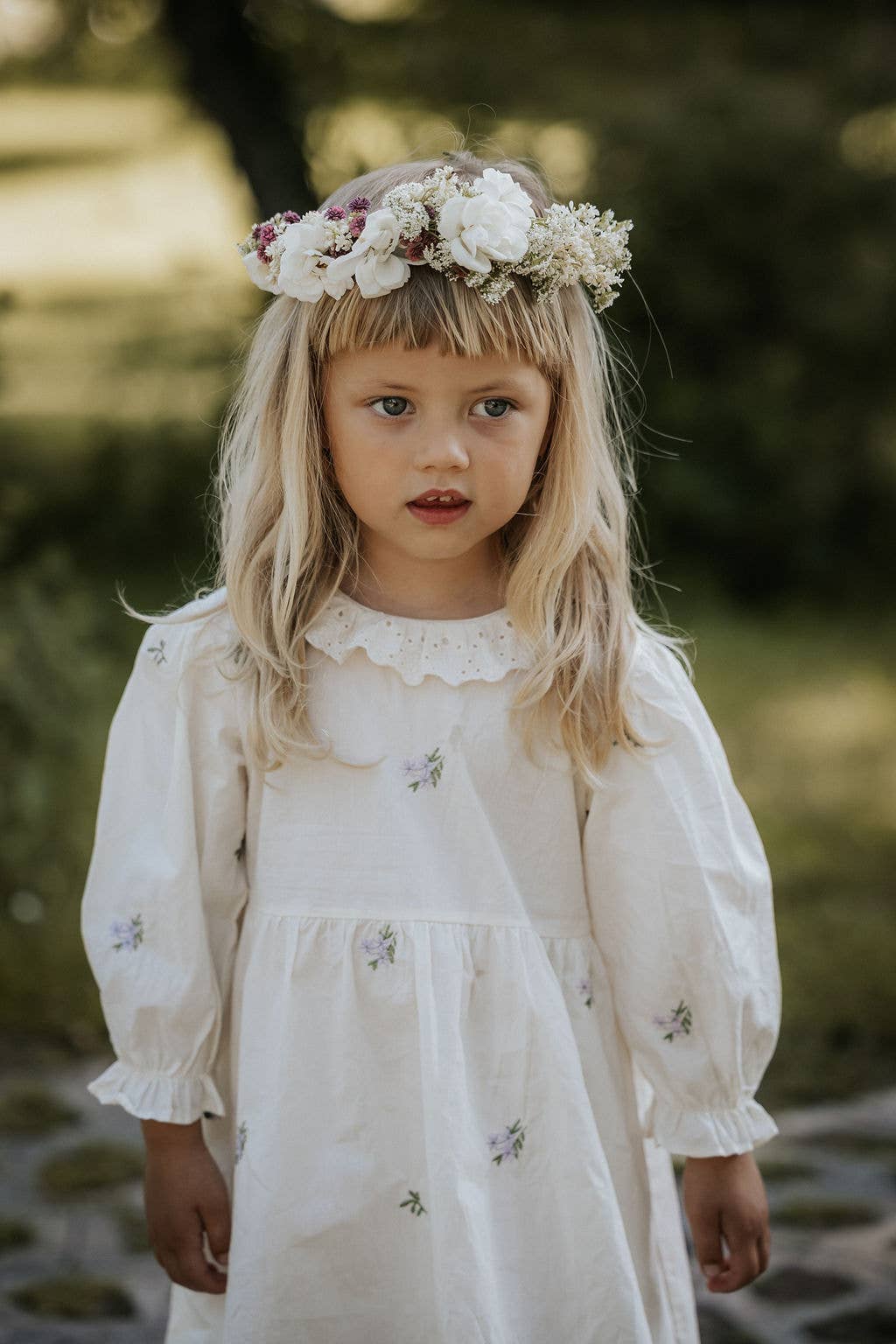 Annie&amp;Charles🌸 Baby Bloomer/ Spring Floral Collar Dress