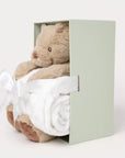Sven with blanket in gift box
