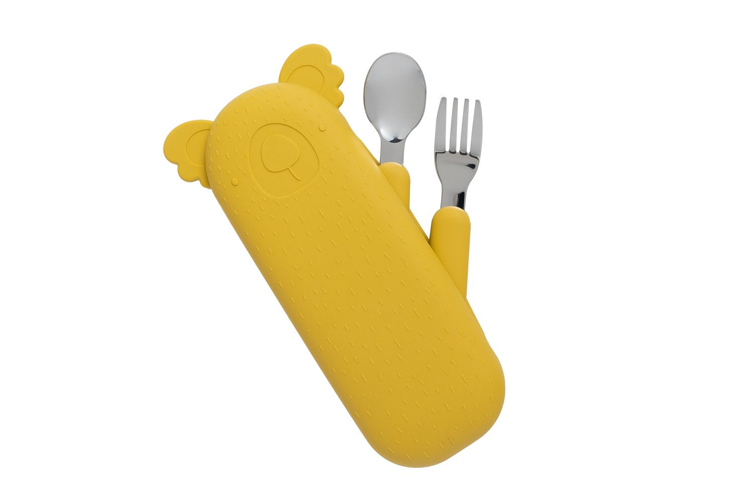 Zoe the Koala cutlery set with silicone case