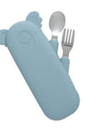 Zoe the Koala cutlery set with silicone case