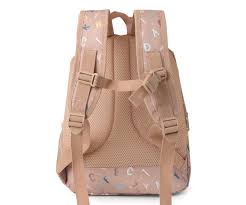 Funny Letters Medium-Sized Backpack + Personalized Keychain