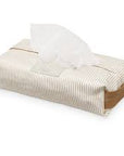 Wet Wipe Cover - GOTS Classic Stripes Camel