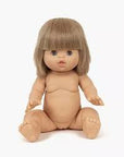 Doll, Minikane Girl with Blue Sleepy Eyes 34cm - Yze