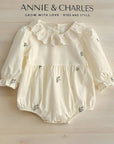 Annie&Charles🌸 Baby Bloomer/ Spring Floral Collar Dress