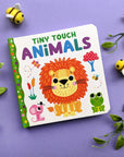 Tiny Touch Animals: Bright and Textured Baby Board Book for Ages 0-2 – Interactive Touch-and-Feel Book with Colourful Animal Characters