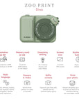Zoo Print - Dino Green
