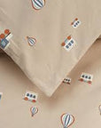 Nuuroo Bera Baby Bed Linen, Train Size : 70*100cm /45*40cm pillow