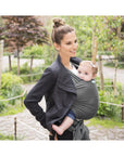 Evolution baby sling in pure cotton – Very easy to wear – Stone Grey